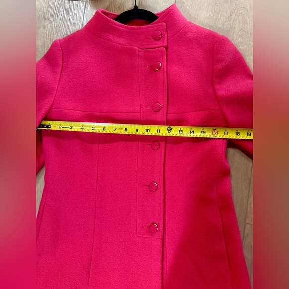 Vintage Pink Barbie Junior Wool Button-Up Coat with Satin Lining - Picture 9 of 9